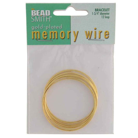 Memory Wire Bracelet Gold